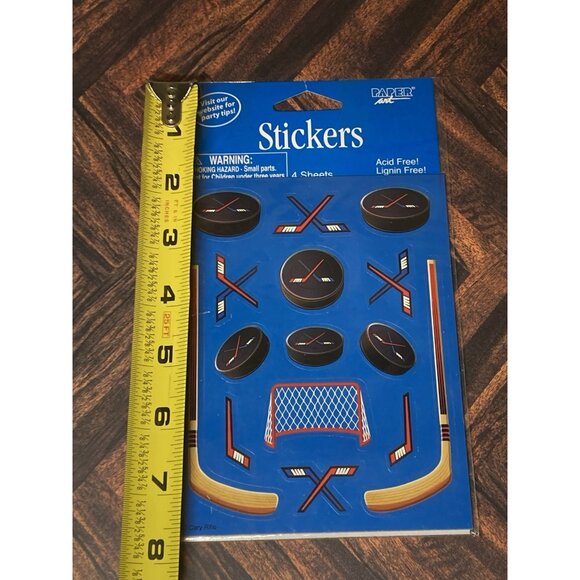 Creative Converting Ice Hockey Sports Stickers for scrapbooking / crafts - Picture 3 of 3